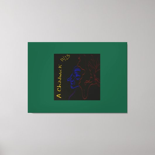 Eighteenth Century Red-haired Baron Canvas Afdruk (Voorkant)