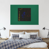 Eighteenth Century Red-haired Baron Canvas Afdruk (Insitu (Slaapkamer))