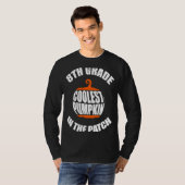 Eighth 8th Grade Coolest Pumpkin In The Patch Kids T-shirt (Voorkant volledig)