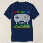 Eighth Grade Level Unlocked Gamer Tees Video Game  (Design voorkant)