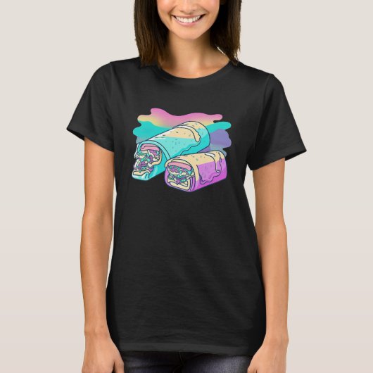 Eighties Inspired Burritos for a Throwback Meal T-shirt (Voorkant)