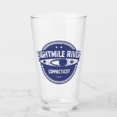 Eightmile River Connecticut Kayaking Glas (Voorkant)