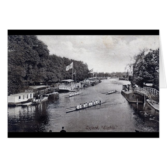 Eights Crew Rowing, Oxford England  (Voorkant Horizontaal)