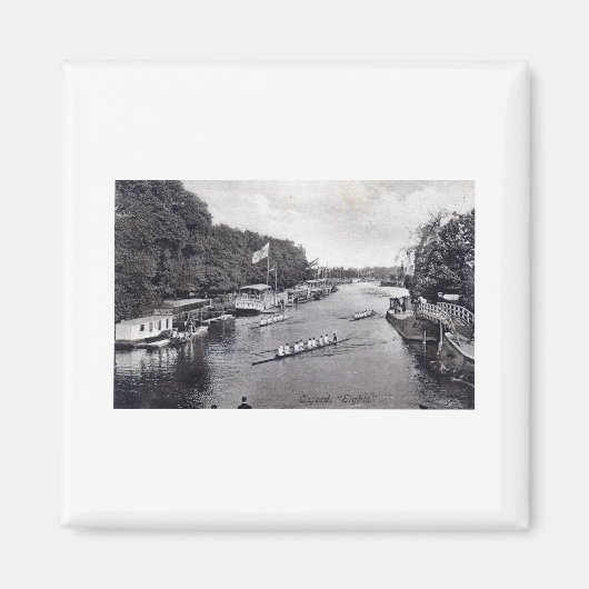 Eights Crew Rowing, Oxford England Magneet (Voorkant)