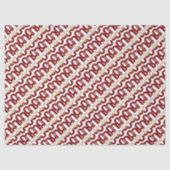 Eighty & Elegant 80th Birthday Ruby Red Gold Tissuepapier (Voorkant)