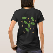 Eik, blad en eikel t-shirt (Achterkant)