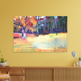 "Eik en vrienden" door Larry Lerew 200307 Canvas Afdruk