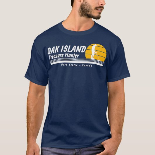 Eik Island Treasure and Metal Detector T-shirt (Voorkant)