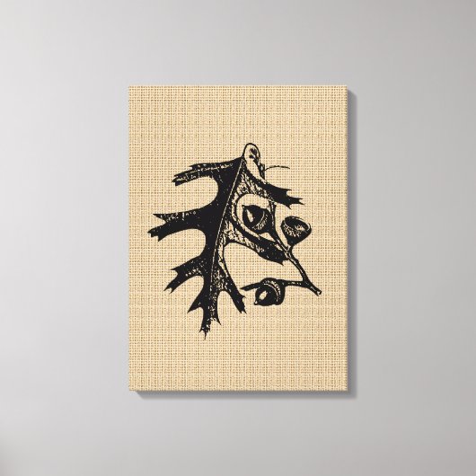 eik op Canvas (Voorkant)