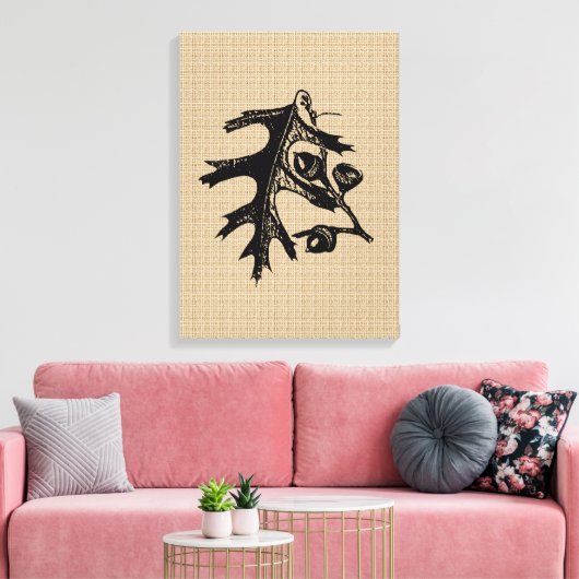 eik op Canvas (Insitu (Woonkamer))