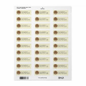 Eik Terugkeeradres Etiket (Full Sheet)