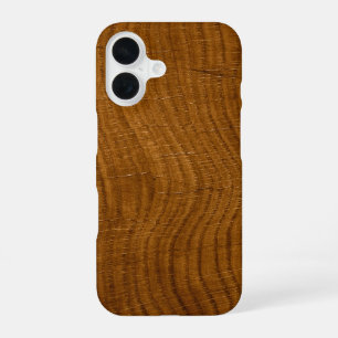eik van houtnerf iPhone 16 hoesje