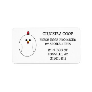 Eikartonlabels Etiket