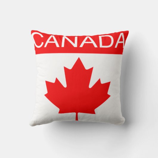 Eikeblad uit Canada Kussen (Achterkant)