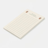 Eikel en Lijnen Post-it® Notes (Schuin)