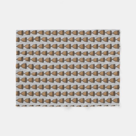 eikel fleece deken (Voorkant (Horizontaal))