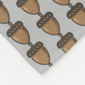 eikel fleece deken (Hoek)