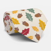 Eikel & Herfstbladeren Stropdas (Opgerold)