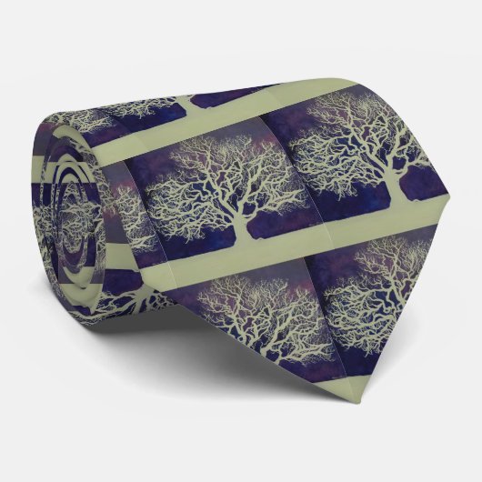 eikel in de winter stropdas (Opgerold)