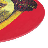 eikel kachel advertentie rood bruin snijplank (Hoek)