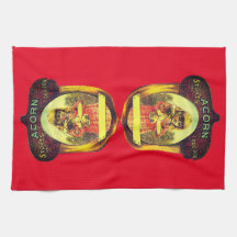  eikel kachel advertentie rood bruin