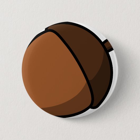Eikel Ronde Button 5,7 Cm (Voorkant)