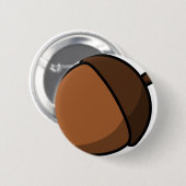 Eikel Ronde Button 5,7 Cm (Voorkant /achterkant)