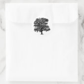 eikel ronde sticker (Tas)