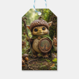 Eikelbewaker Schattig Bosmonster Cadeaulabel