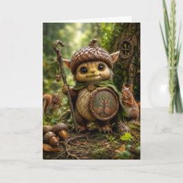 Eikelbewaker Schattig Bosmonster Kaart