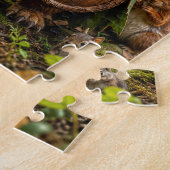 Eikelbewaker Schattig Bosmonster Legpuzzel (Zijkant)