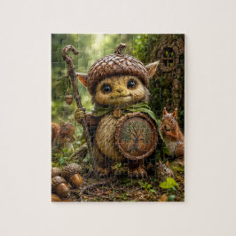 Eikelbewaker Schattig Bosmonster Legpuzzel