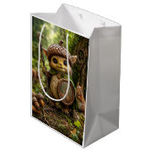 Eikelbewaker Schattig Bosmonster Medium Cadeauzakje (Achterkant Gekanteld)