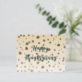 Eikeloogst voor Thanksgiving Briefkaart (Staand voorkant)