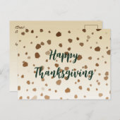 Eikeloogst voor Thanksgiving Briefkaart (Voorkant / Achterkant)