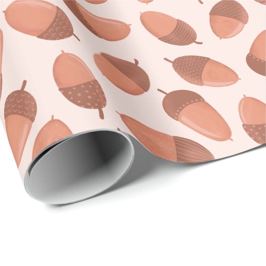 Eikelpatroon Cadeaupapier (Rol Hoek)