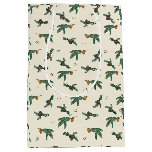 Eikels en ananassen medium cadeauzakje (Voorkant)