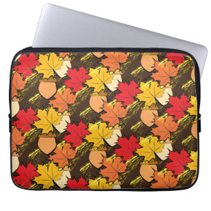 Eikels en bladeren IV Laptop Sleeve