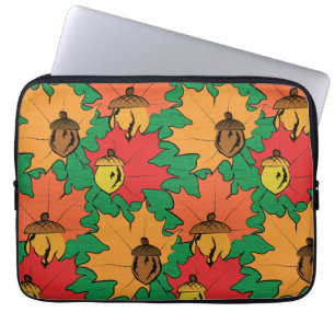 Eikels en bladeren VI Laptop Sleeve