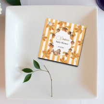 Eikels en Eekhoorn Herfst Plaids Baby shower