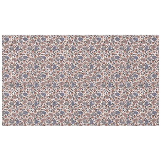 Eikels en eikenbladeren Macro Blauw Bruin Herfst Tafelkleed (Voorkant (Horizontaal))