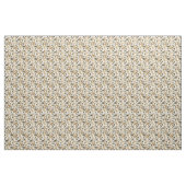 Eikels en eikenbladeren op gebroken wit stof (Yard (91,4 cm))