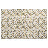 Eikels en eikenbladeren op gebroken wit stof (Fat Quarter)
