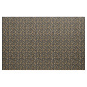 Eikels en eikenbladeren op zwart stof (Yard (91,4 cm))