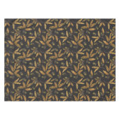 Eikels en eikenbladeren op zwart tafelkleed (Voorkant (Horizontaal))