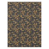 Eikels en eikenbladeren op zwart tafelkleed (Voorkant)