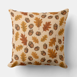 Eikels en eikenbladeren | Woodland Autumn Sierkuss Kussen