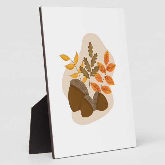 Eikels Herfst Herfst Fotoplaat (Zijkant)