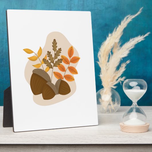 Eikels Herfst Herfst Fotoplaat (Zijkant)