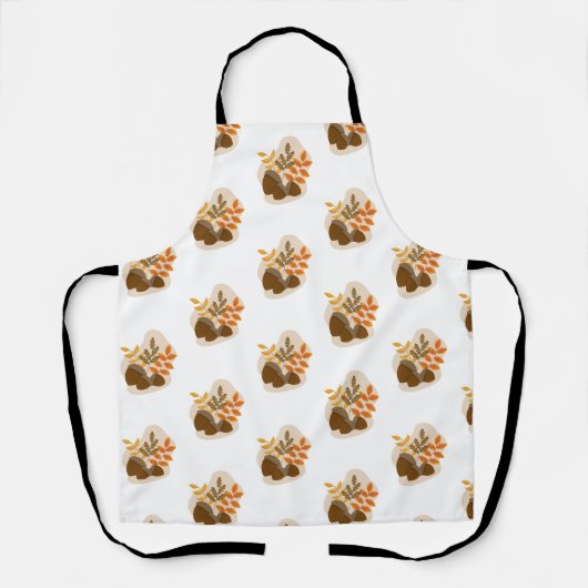 Eikels Herfst Herfst Schort (Voorkant)